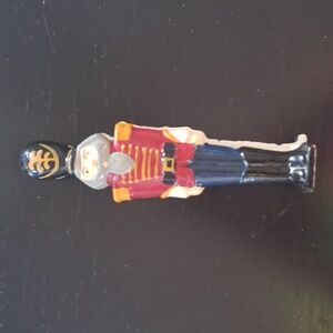 LNC Vintage 7" Cast Iron Hand Held Nutcracker Toy Soldier